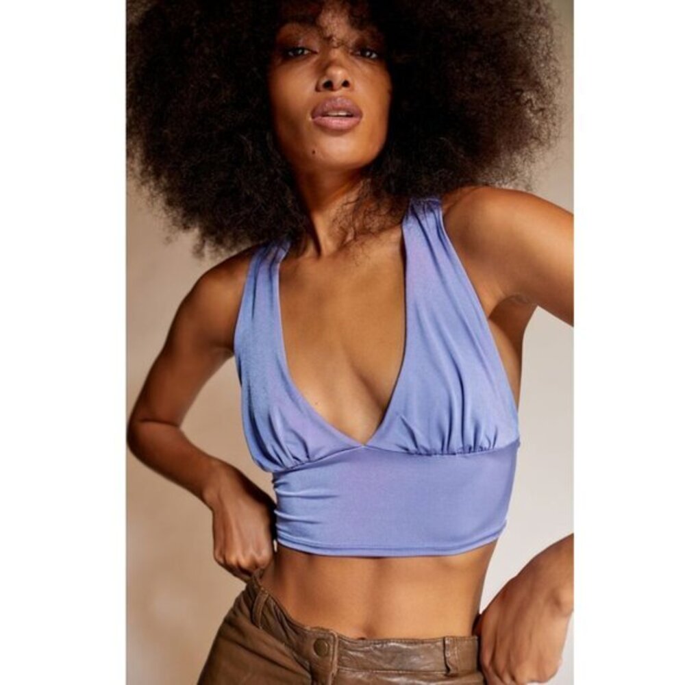 Women's Purple Crop Top